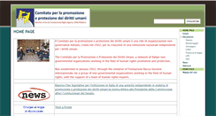 Desktop Screenshot of comitatodirittiumani.net